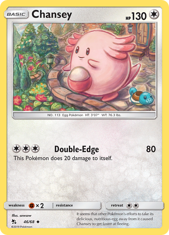 Chansey (46/68) [Sun & Moon: Hidden Fates] - The Mythic Store | 24h Order Processing