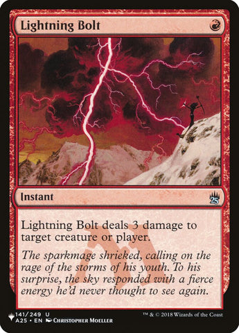 Lightning Bolt (141/249) [The List] - The Mythic Store | 24h Order Processing