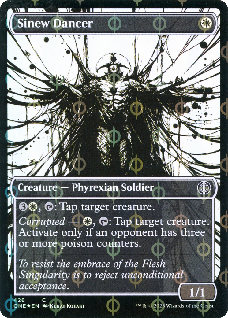 Sinew Dancer (Showcase Ichor Step-and-Compleat Foil) [Phyrexia: All Will Be One] - The Mythic Store | 24h Order Processing