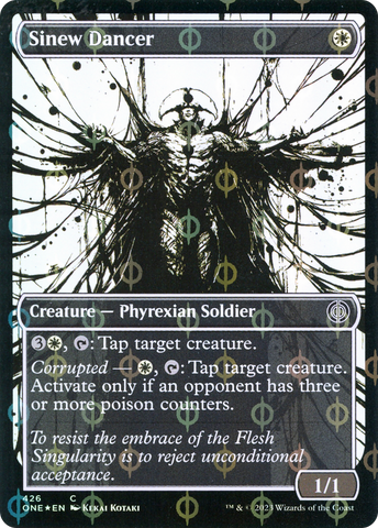 Sinew Dancer (Showcase Ichor Step-and-Compleat Foil) [Phyrexia: All Will Be One] - The Mythic Store | 24h Order Processing