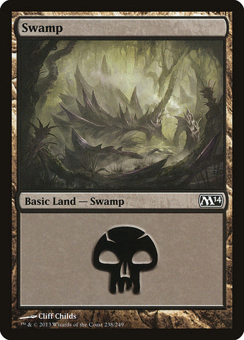 Swamp (238) [Magic 2014] - The Mythic Store | 24h Order Processing