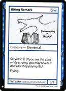 Biting Remark [Mystery Booster Playtest Cards] - The Mythic Store | 24h Order Processing