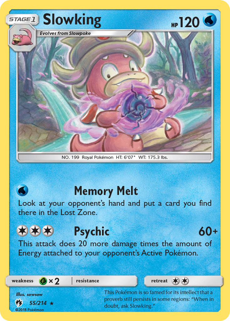 Slowking (55/214) [Sun & Moon: Lost Thunder] - The Mythic Store | 24h Order Processing