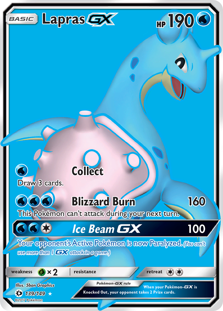 Lapras GX (139/149) [Sun & Moon: Base Set] - The Mythic Store | 24h Order Processing