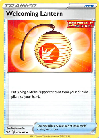 Welcoming Lantern (156/198) [Sword & Shield: Chilling Reign] - The Mythic Store | 24h Order Processing