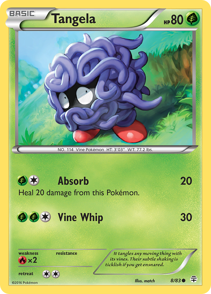 Tangela (8/83) [XY: Generations] - The Mythic Store | 24h Order Processing