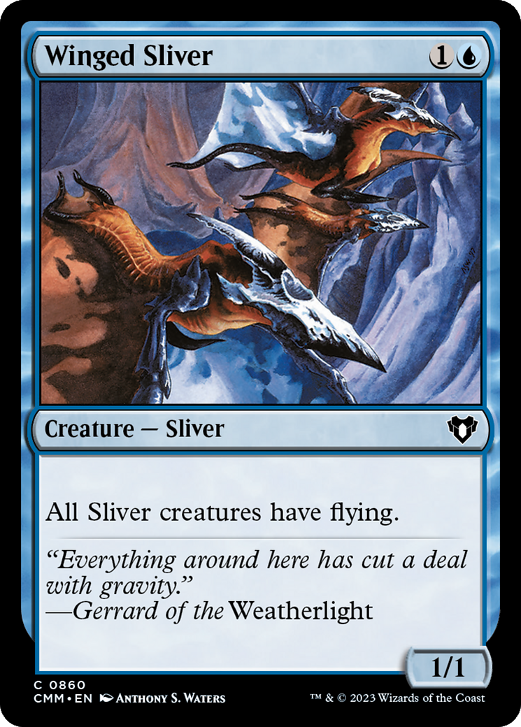 Winged Sliver [Commander Masters] - The Mythic Store | 24h Order Processing