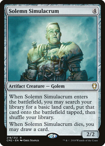 Solemn Simulacrum (218/312) [Commander Anthology Volume II] - The Mythic Store | 24h Order Processing