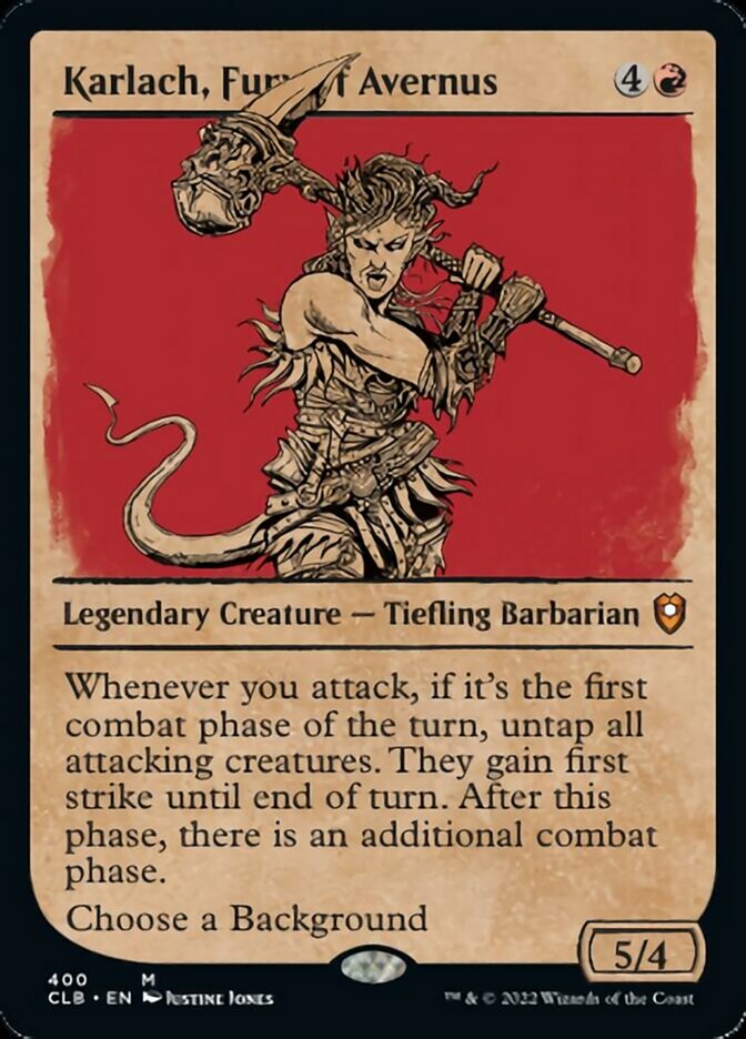 Karlach, Fury of Avernus (Showcase) [Commander Legends: Battle for Baldur's Gate] - The Mythic Store | 24h Order Processing