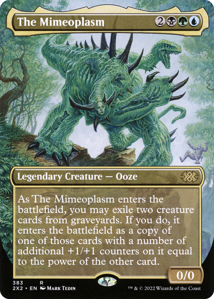 The Mimeoplasm (Borderless Alternate Art) [Double Masters 2022] - The Mythic Store | 24h Order Processing