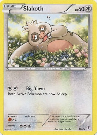 Slakoth (15/30) [XY: Trainer Kit 1 - Bisharp] - The Mythic Store | 24h Order Processing