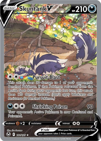 Skuntank V (181/195) [Sword & Shield: Silver Tempest] - The Mythic Store | 24h Order Processing