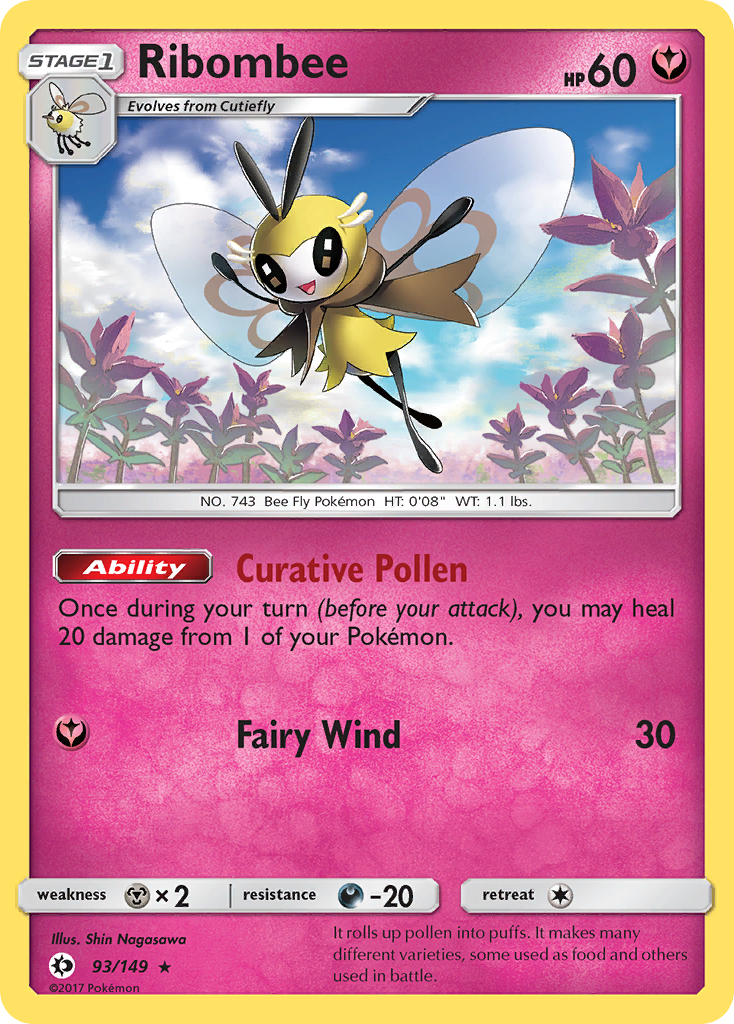 Ribombee (93/149) [Sun & Moon: Base Set] - The Mythic Store | 24h Order Processing