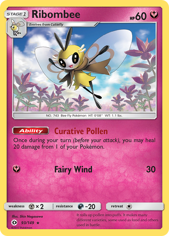 Ribombee (93/149) [Sun & Moon: Base Set] - The Mythic Store | 24h Order Processing
