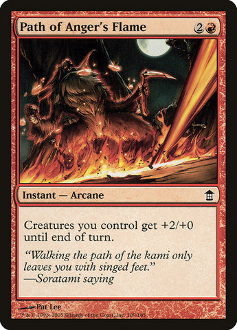 Path of Anger's Flame [Saviors of Kamigawa] - The Mythic Store | 24h Order Processing