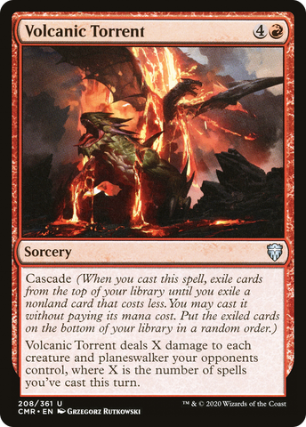 Volcanic Torrent [Commander Legends] - The Mythic Store | 24h Order Processing