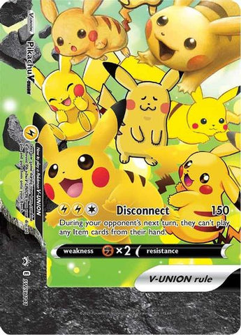 Pikachu V-UNION (SWSH141) (Celebrations) [Sword & Shield: Black Star Promos] - The Mythic Store | 24h Order Processing