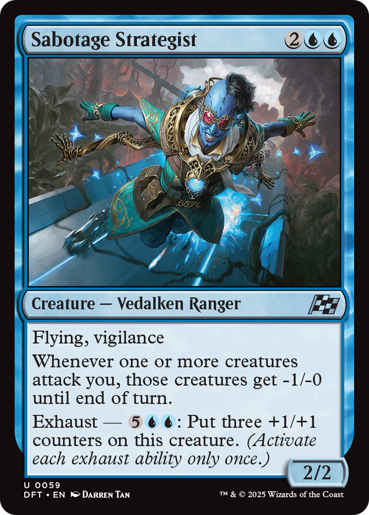 Sabotage Strategist [Aetherdrift] - The Mythic Store | 24h Order Processing