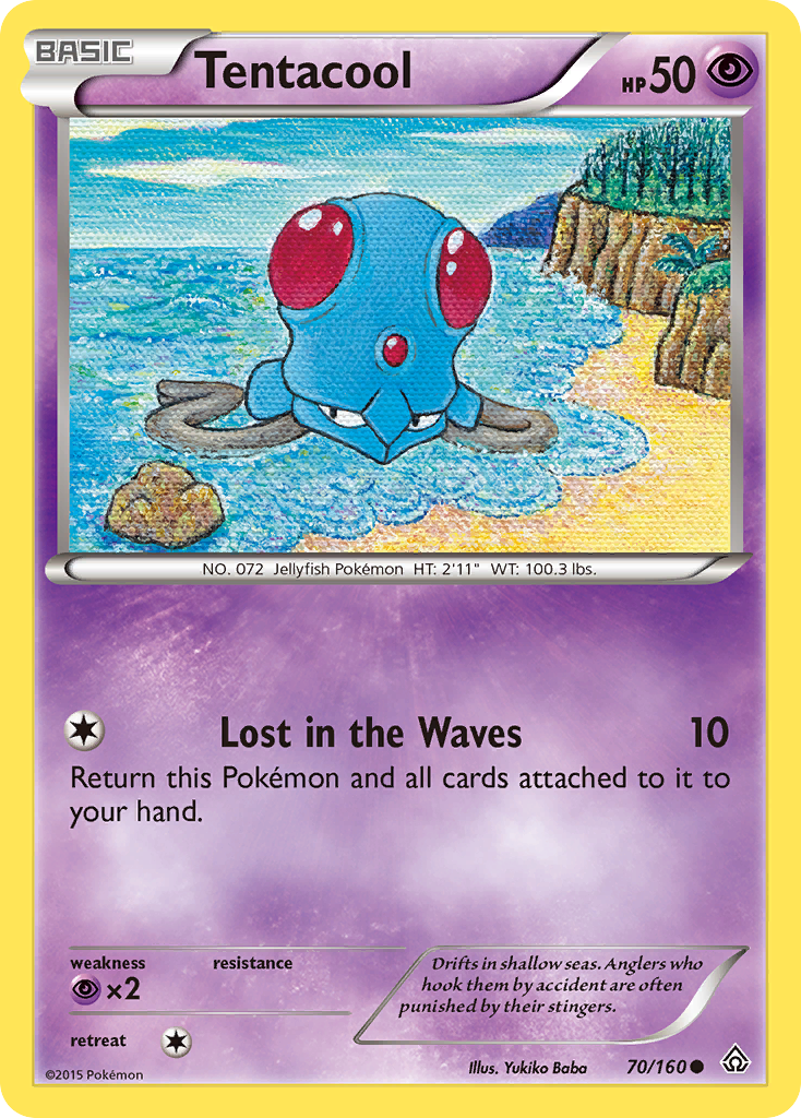 Tentacool (70/160) [XY: Primal Clash] - The Mythic Store | 24h Order Processing