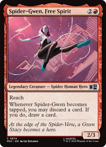 Spider-Gwen, Free Spirit [Marvel Super Heroes Commander] - The Mythic Store | 24h Order Processing