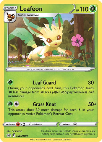 Leafeon (SWSH191) [Sword & Shield: Black Star Promos] - The Mythic Store | 24h Order Processing