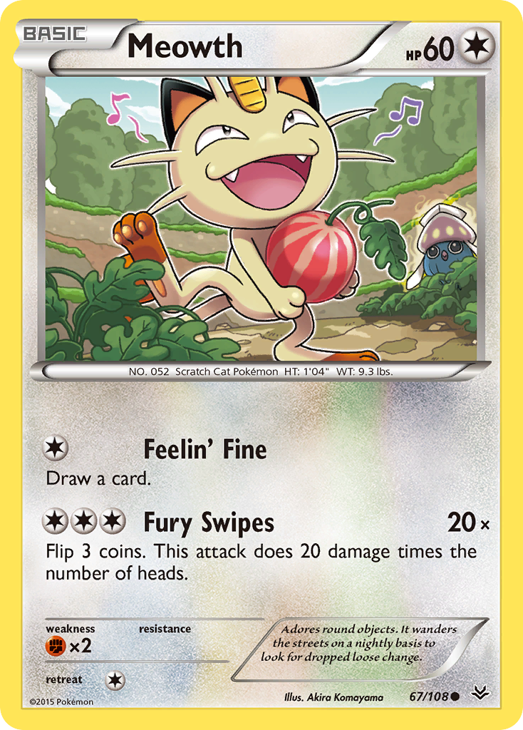 Meowth (67/108) [XY: Roaring Skies] - The Mythic Store | 24h Order Processing