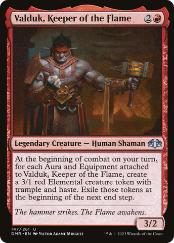 Valduk, Keeper of the Flame [Dominaria Remastered] - The Mythic Store | 24h Order Processing