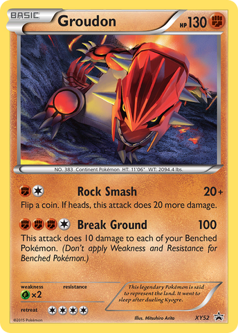 Groudon (XY52) [XY: Black Star Promos] - The Mythic Store | 24h Order Processing