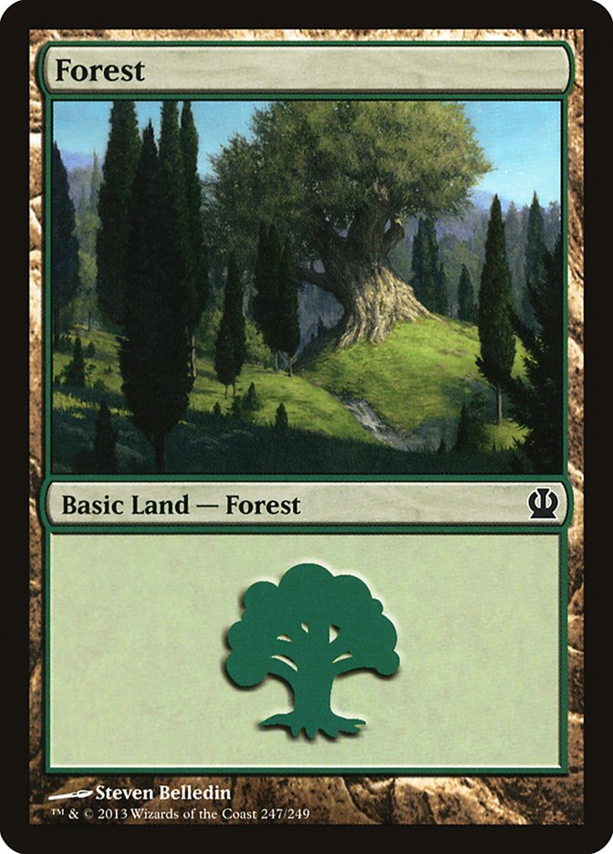 Forest (247) [Theros] - The Mythic Store | 24h Order Processing