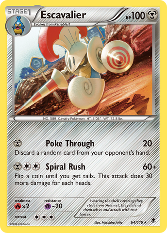 Escavalier (64/119) [XY: Phantom Forces] - The Mythic Store | 24h Order Processing