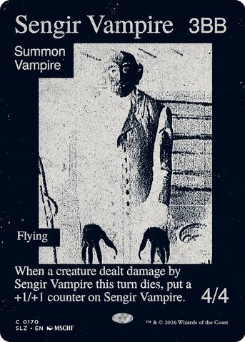 Sengir Vampire (0170) [Secret Lair x MSCHF: The Zeta Set] - The Mythic Store | 24h Order Processing
