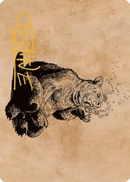 Wilson, Refined Grizzly Art Card (Gold-Stamped Signature) [Commander Legends: Battle for Baldur's Gate Art Series] - The Mythic Store | 24h Order Processing