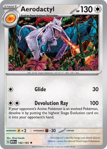 Aerodactyl (142/165) [Scarlet & Violet 151] - The Mythic Store | 24h Order Processing