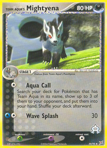 Team Aqua's Mightyena (30/95) [EX: Team Magma vs Team Aqua] - The Mythic Store | 24h Order Processing