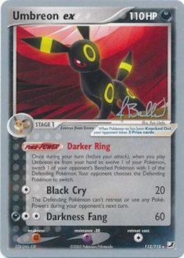 Umbreon ex (112/115) (Eeveelutions - Jimmy Ballard) [World Championships 2006] - The Mythic Store | 24h Order Processing