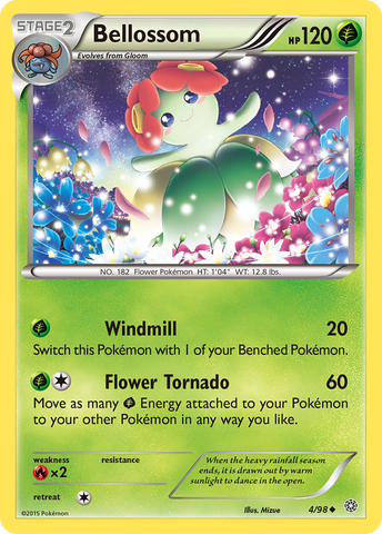 Bellossom (4/98) [XY: Ancient Origins] - The Mythic Store | 24h Order Processing