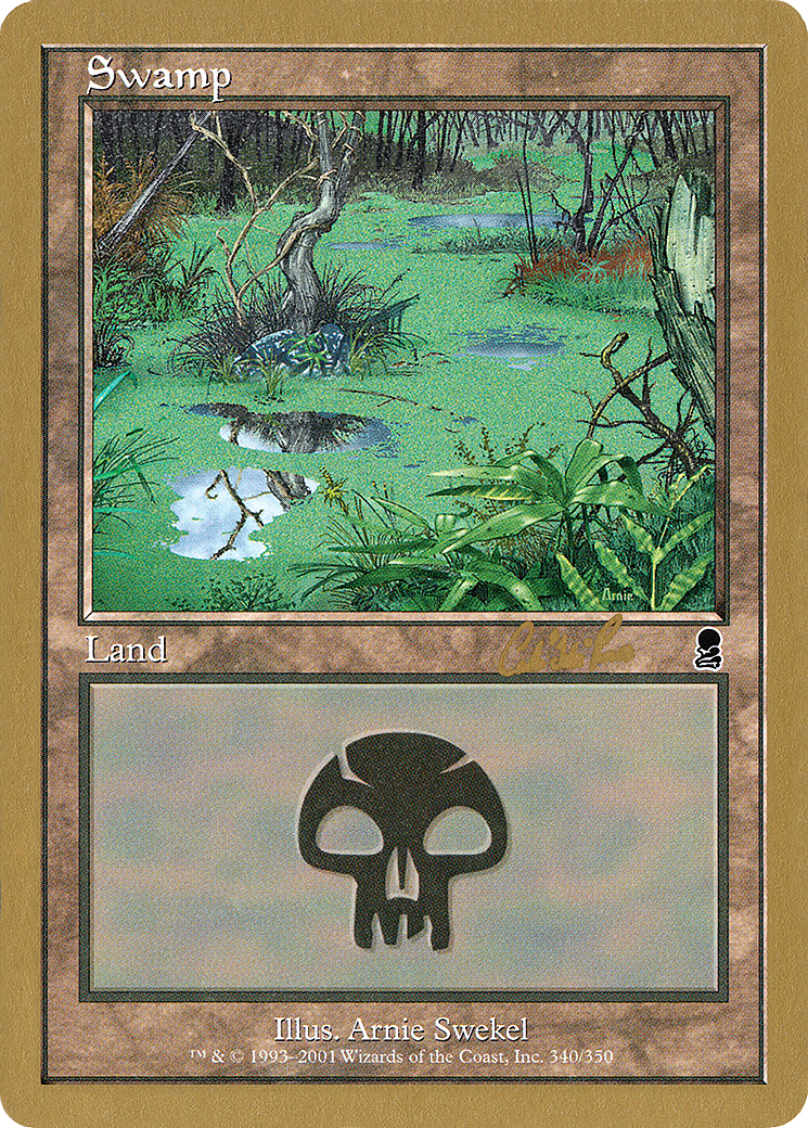 Swamp (cr340) (Carlos Romao) [World Championship Decks 2002] - The Mythic Store | 24h Order Processing