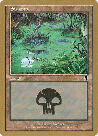 Swamp (cr340) (Carlos Romao) [World Championship Decks 2002] - The Mythic Store | 24h Order Processing