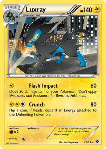 Luxray (46/99) [Black & White: Next Destinies] - The Mythic Store | 24h Order Processing