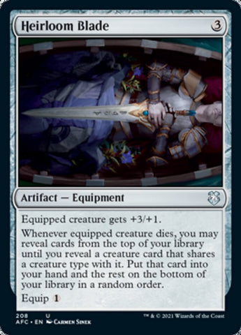 Heirloom Blade [Dungeons & Dragons: Adventures in the Forgotten Realms Commander] - The Mythic Store | 24h Order Processing