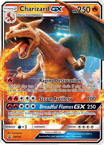 Charizard GX (SM195) [Sun & Moon: Black Star Promos] - The Mythic Store | 24h Order Processing