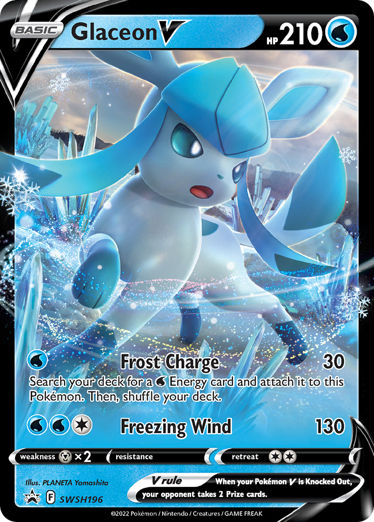 Glaceon V (SWSH196) [Sword & Shield: Black Star Promos] - The Mythic Store | 24h Order Processing