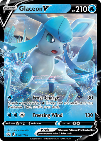 Glaceon V (SWSH196) [Sword & Shield: Black Star Promos] - The Mythic Store | 24h Order Processing