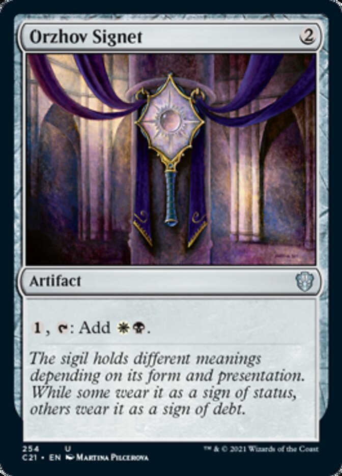Orzhov Signet [Commander 2021] - The Mythic Store | 24h Order Processing