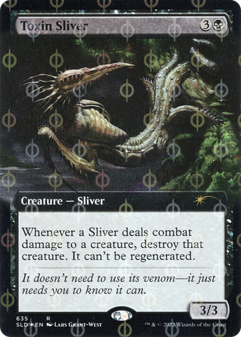 Toxin Sliver (Extended Art) (Step-and-Compleat Foil) [Secret Lair Drop Promos] - The Mythic Store | 24h Order Processing