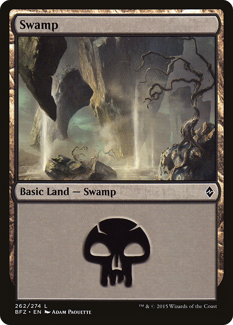 Swamp (262) [Battle for Zendikar] - The Mythic Store | 24h Order Processing