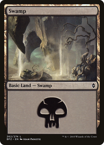 Swamp (262) [Battle for Zendikar] - The Mythic Store | 24h Order Processing