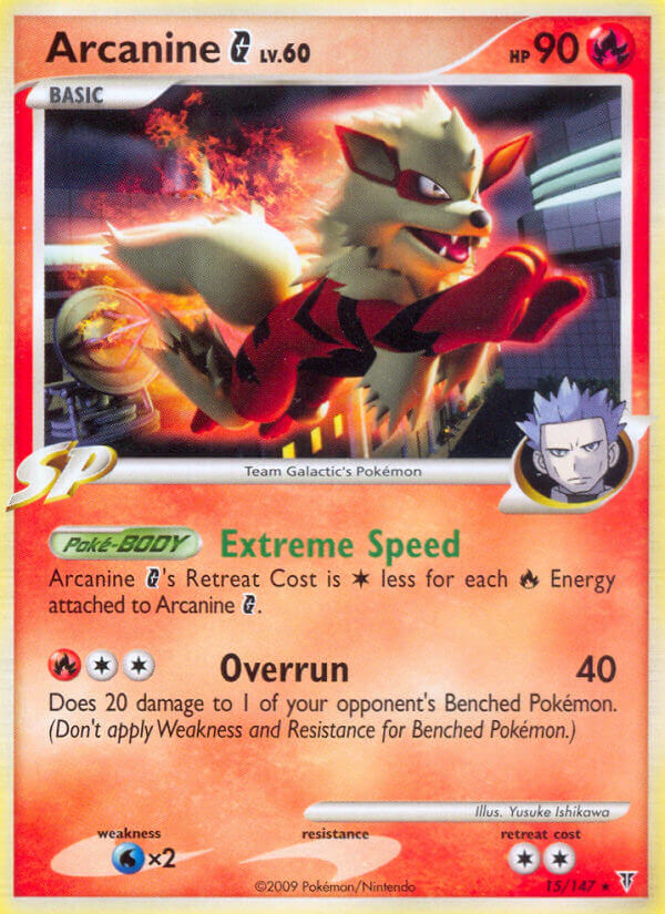 Arcanine G (15/147) (Theme Deck Exclusive) [Platinum: Supreme Victors] - The Mythic Store | 24h Order Processing