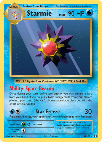 Starmie (31/108) [XY: Evolutions] - The Mythic Store | 24h Order Processing