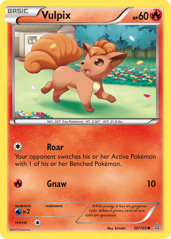 Vulpix (20/160) [XY: Primal Clash] - The Mythic Store | 24h Order Processing